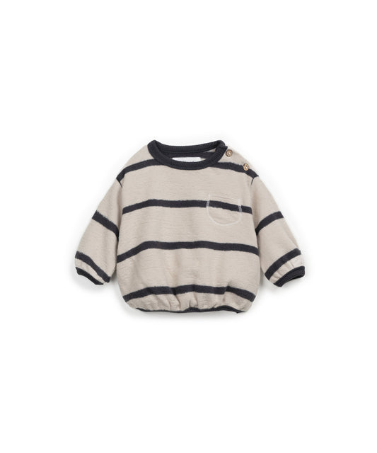 Play Up Pullover aus Jersey - gestreift