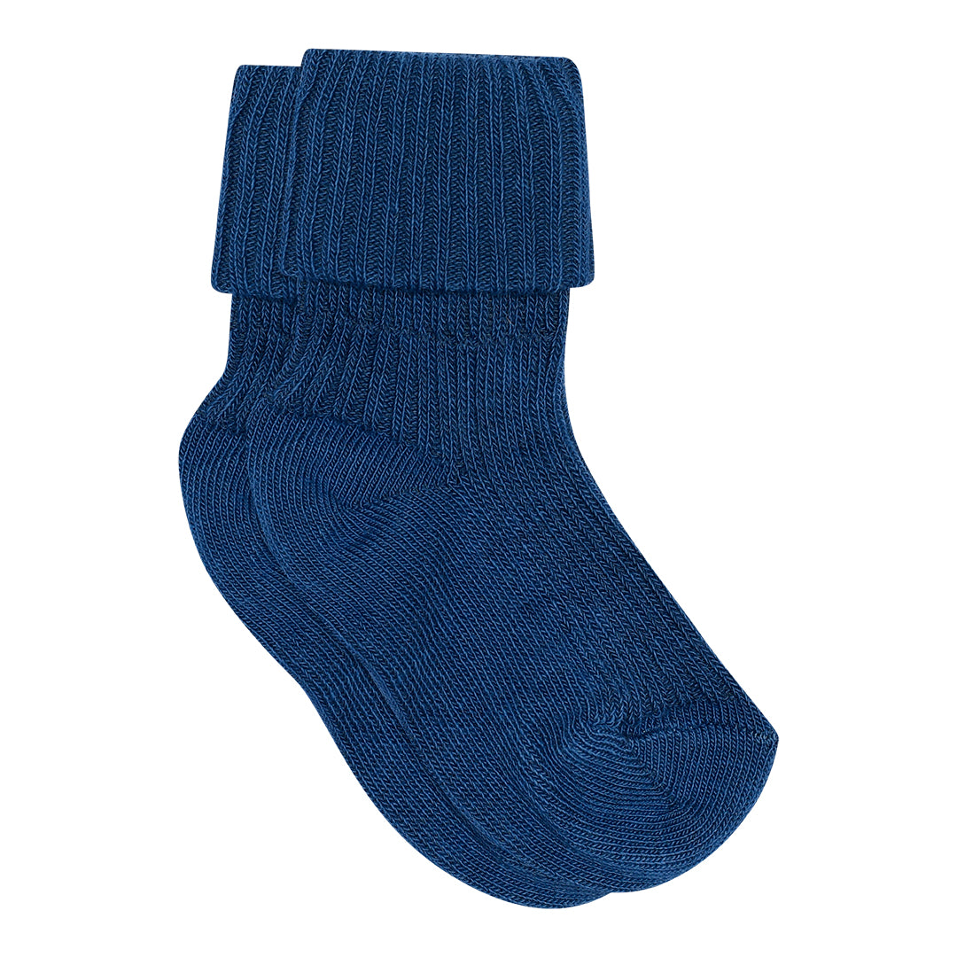 MP Kids Socken Baumwolle gerippt - True Blue