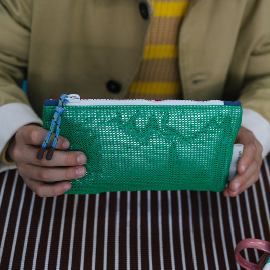 Sticky Lemon pencil case - better together - mesh green