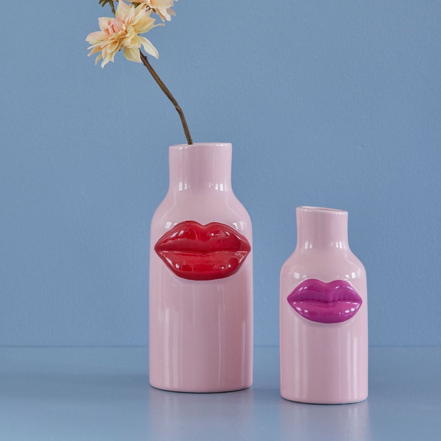 Rice Kleine Keramik Vase - Pink