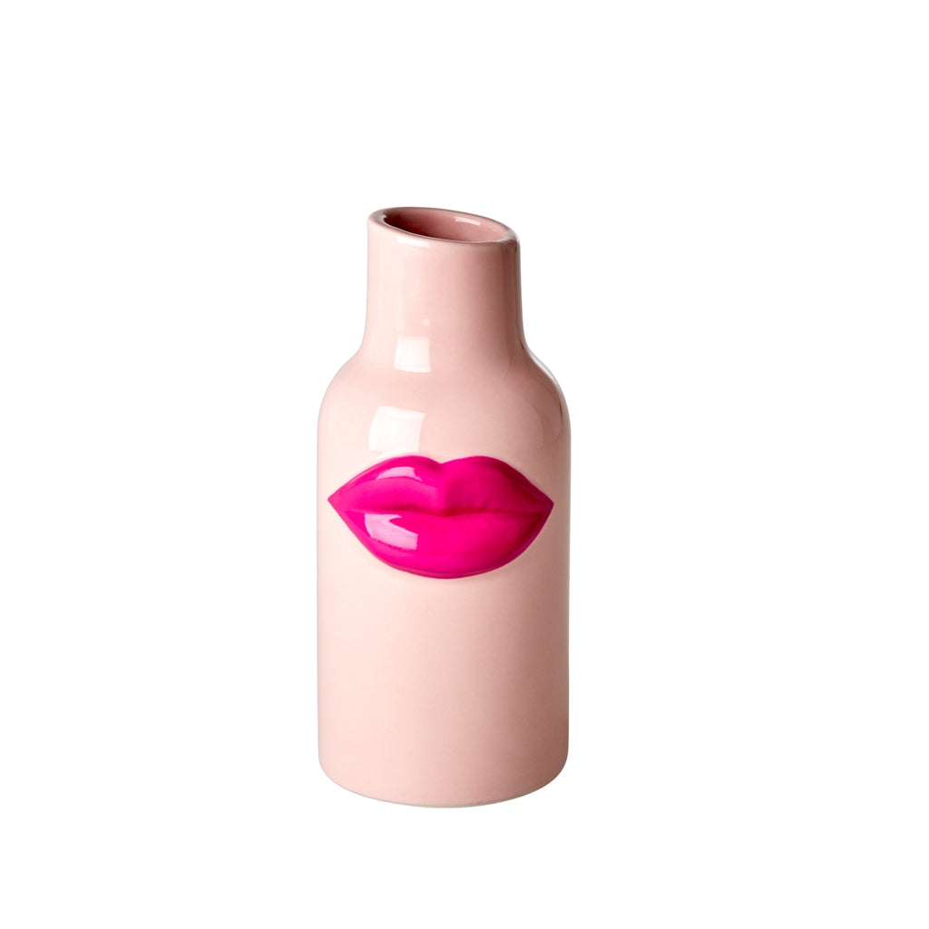 Rice Kleine Keramik Vase - Pink